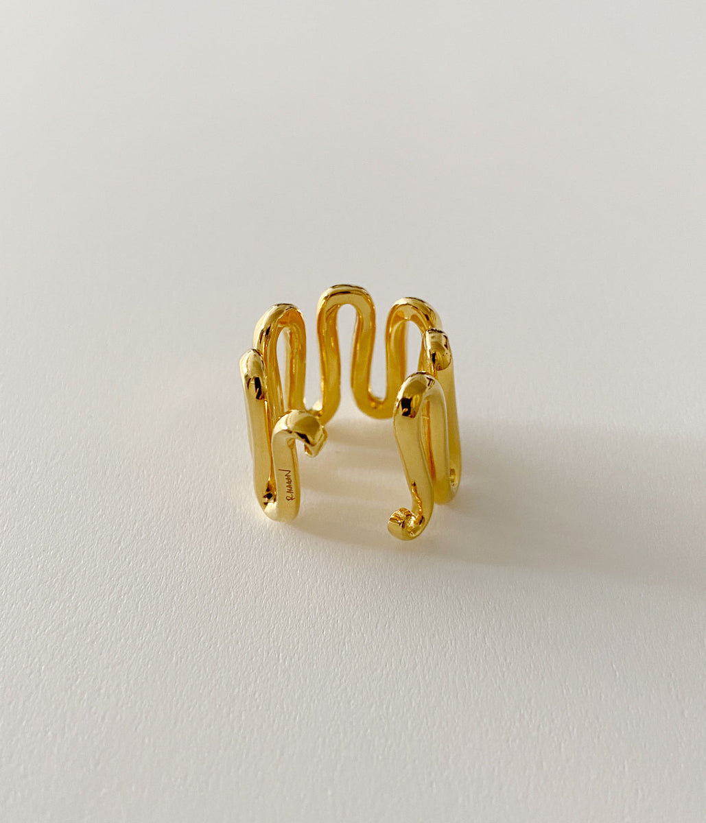 R.ALAGAN ララガンFICKLE RING未使用新品 ゴールド R.ALAGANララガン-FICKLE RING-GOLD - LOCALERS