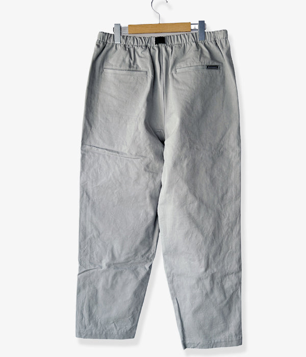 DESCENDANT/CLASP TWILL TROUSERS (GRAY)