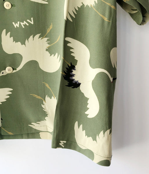 visvim/CROSBY SHIRT S/S HIKAKU (LT.GREEN)