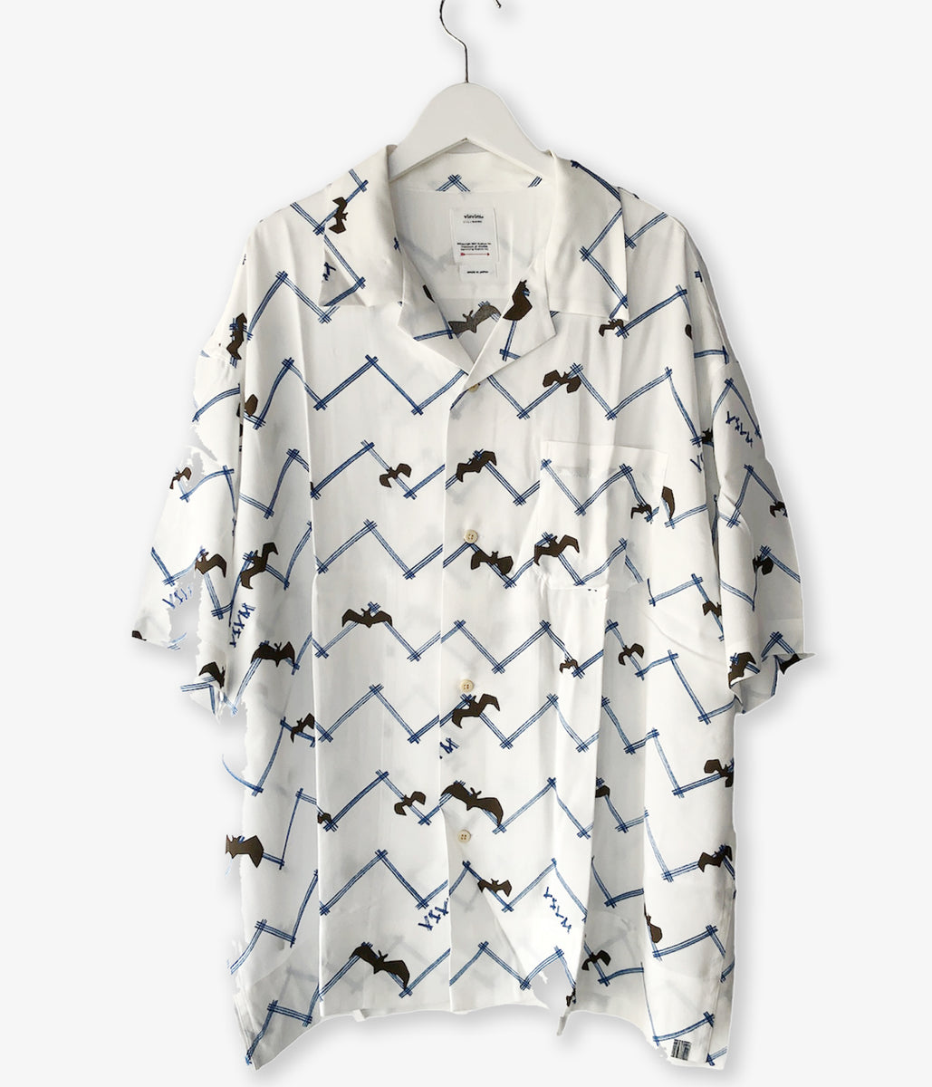 visvim/COPA SHIRT S/S BATS (WHITE)