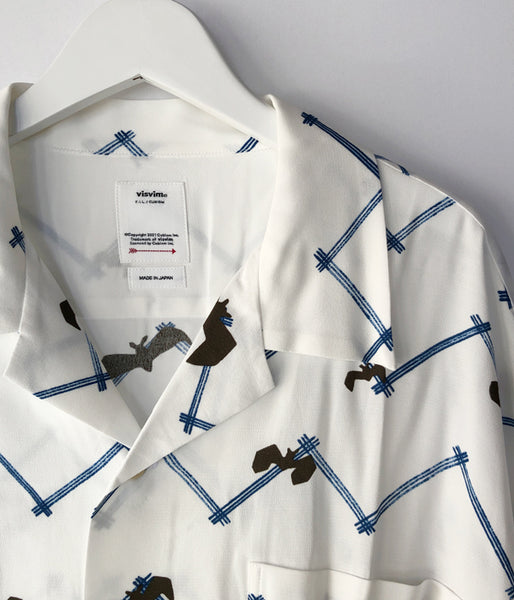 visvim/COPA SHIRT S/S BATS (WHITE)