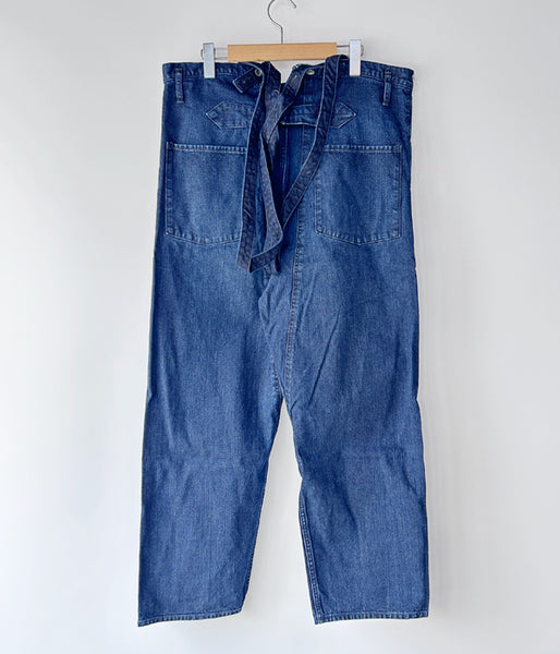 visvim/SS KAFKA BRACES PANTS DMGD (INDIGO)