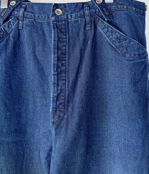 visvim/SS KAFKA BRACES PANTS DMGD (INDIGO)