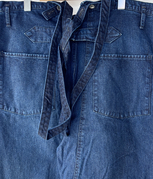 visvim/SS KAFKA BRACES PANTS DMGD (INDIGO)