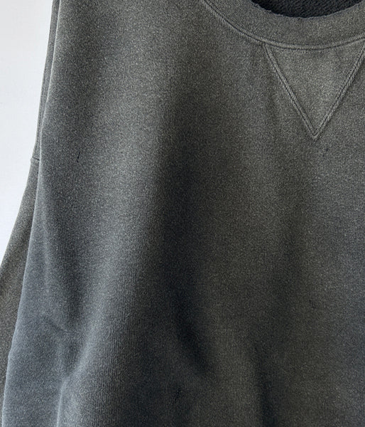 visvim/JUMBO SB SWEAT L/S CRASH (BLACK)