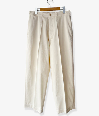 blurhms ROOTSTOCK/2046D CHINO PANTS (IVORY)