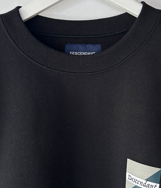 DESCENDANT/MAHIMAHI CREW NECK (BLACK)