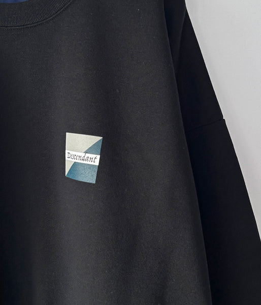 DESCENDANT/MAHIMAHI CREW NECK (BLACK)