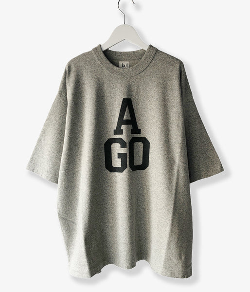 blurhms ROOTSTOCK/CHIC-AGO 88/12 Print Tee WIDE (HEATHER GREY)