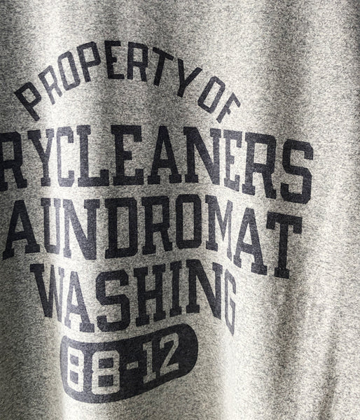 blurhms ROOTSTOCK/NOT-WASHING-TON 88/12 Print Tee WIDE (HEATHER GREY)