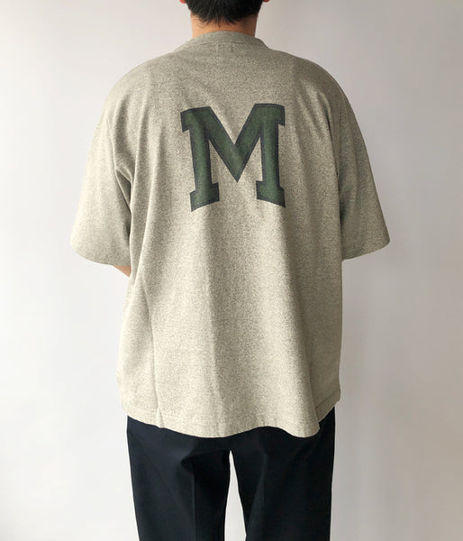 blurhms ROOTSTOCK/IT-M 88/12 Print Tee WIDE (HEATHER GREY)