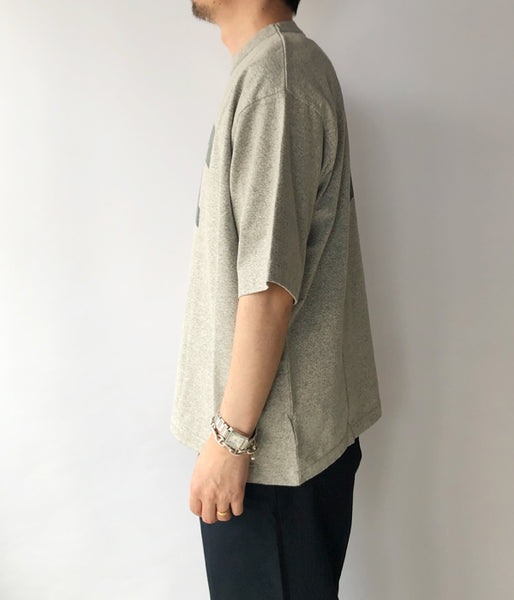 blurhms ROOTSTOCK/IT-M 88/12 Print Tee WIDE (HEATHER GREY)