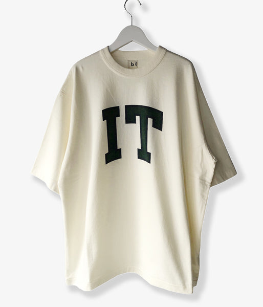 blurhms ROOTSTOCK/IT-M 88/12 Print Tee WIDE (IVORY)