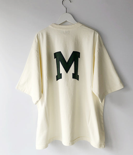 blurhms ROOTSTOCK/IT-M 88/12 Print Tee WIDE (IVORY)