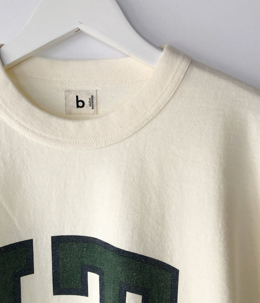 blurhms ROOTSTOCK/IT-M 88/12 Print Tee WIDE (IVORY)