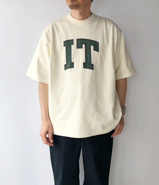 blurhms ROOTSTOCK/IT-M 88/12 Print Tee WIDE (IVORY)