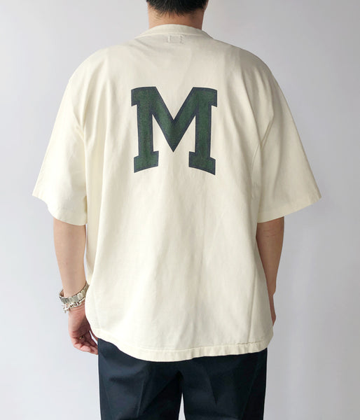 blurhms ROOTSTOCK/IT-M 88/12 Print Tee WIDE (IVORY)