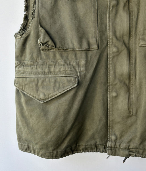 visvim/BICKLE VEST (OLIVE)
