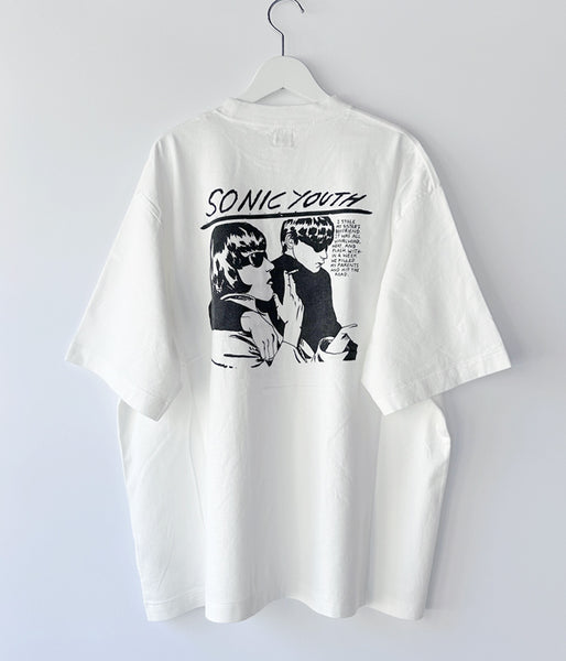 blurhms ROOTSTOCK/Goo Print Tee WIDE (WHITE)