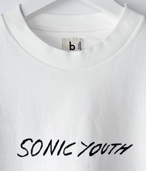 blurhms ROOTSTOCK/Goo Print Tee WIDE (WHITE)