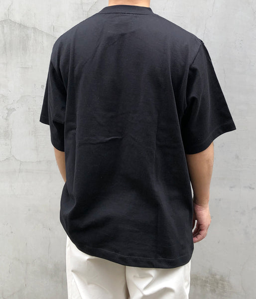 LQQK Studio/S/S RUGBY WEIGHT POCKET TEE (BLACK)