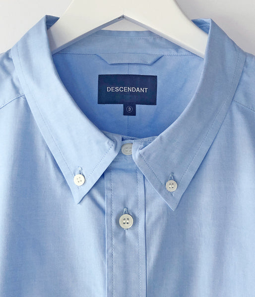 DESCENDANT/KENNEDY’S OXFORD SS SHIRT (BLUE)