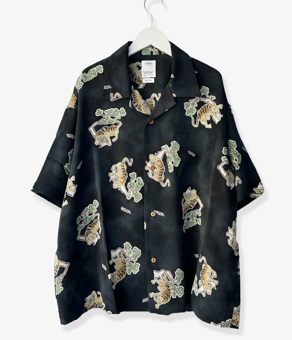 visvim/COPA SHIRT S/S TORA (SILK) (BLACK)