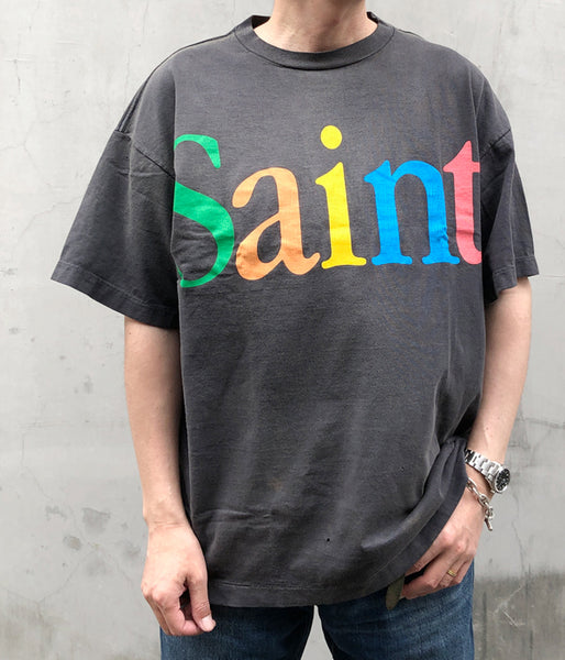 SAINT MICHAEL/SS TEE/COLOFUL SAINT/BLK