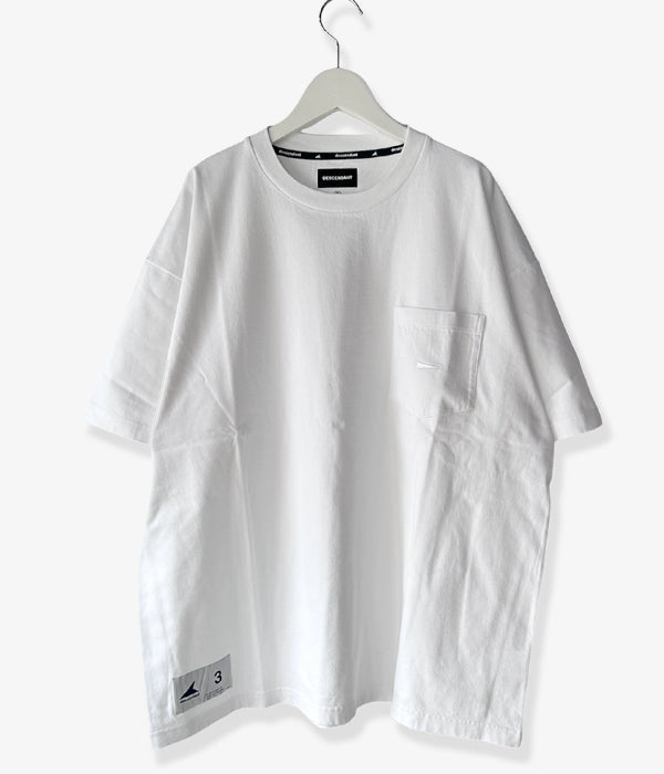 DESCENDANT/CACHALOT ORGANIC COTTON CROP SS (WHITE)