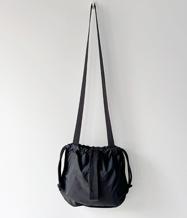 MHL./RECYCLE NYLON TAFFETA DRAWSTRING BAG S