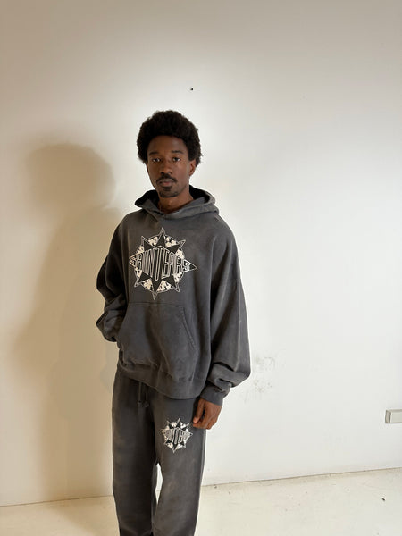 SAINT MICHAEL/DT_HOODIE/ST TEARS/BLACK