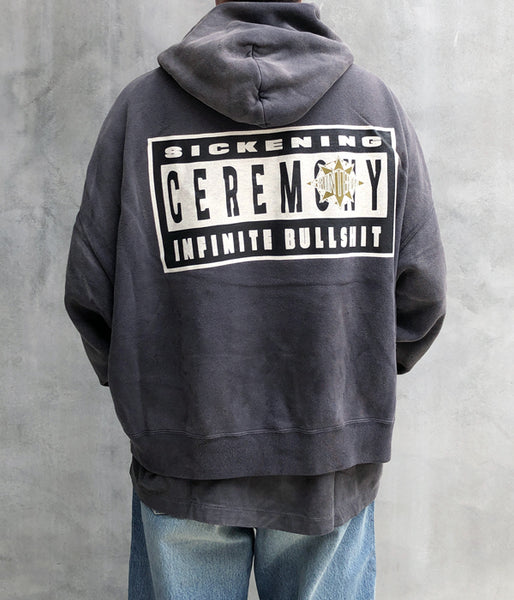 SAINT MICHAEL/DT_HOODIE/ST TEARS/BLACK