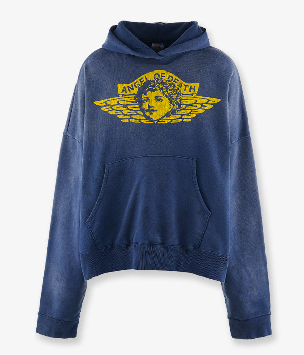 SAINT MICHAEL セントマイケ ANGELパーカー フーディー SAINT MICHAEL/HOODIE/ANGEL/NAVY