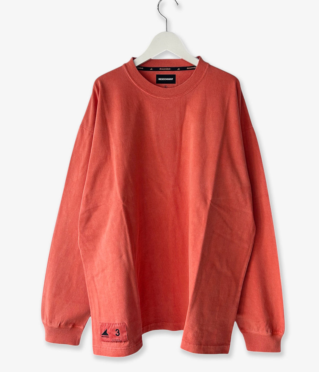 DESCENDANT/OTL ORGANIC COTTON LS PIGMENT DYE (ORANGE) DESCENDANT/OTL ORGANIC COTTON LS PIGMENT DYE (ORANGE)