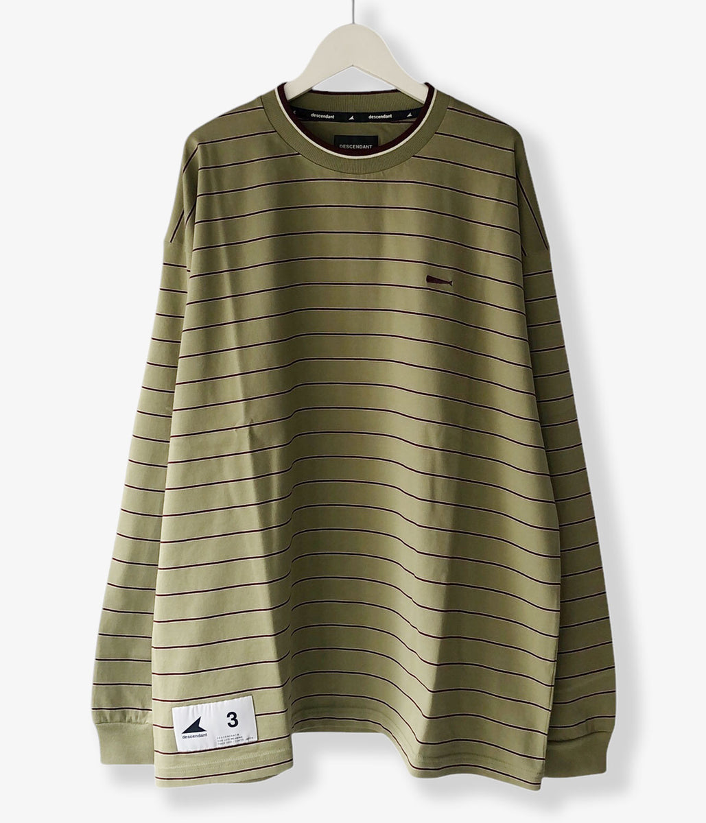 DESCENDANT/HORIZONTAL STRIPE LS (NAVY)