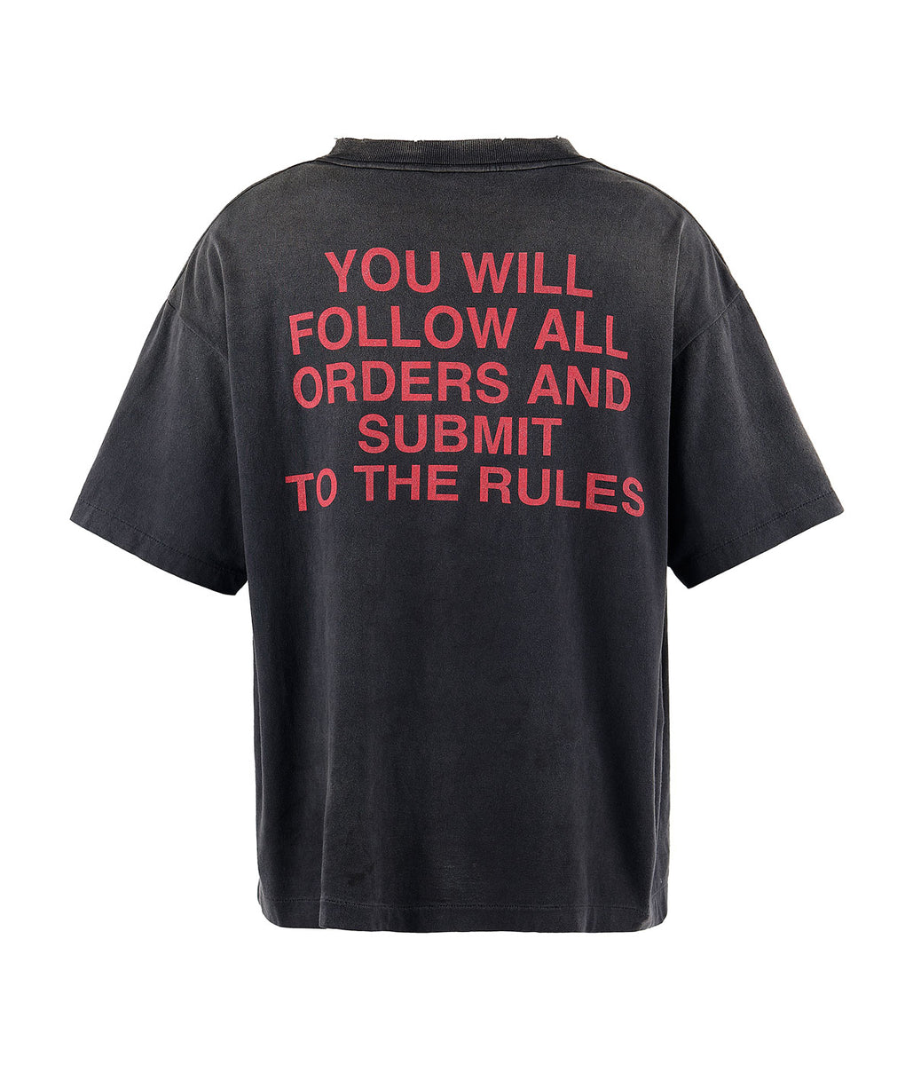 SAINT MICHAEL/KK_SS TEE/COMPLETE CONTRL/BK