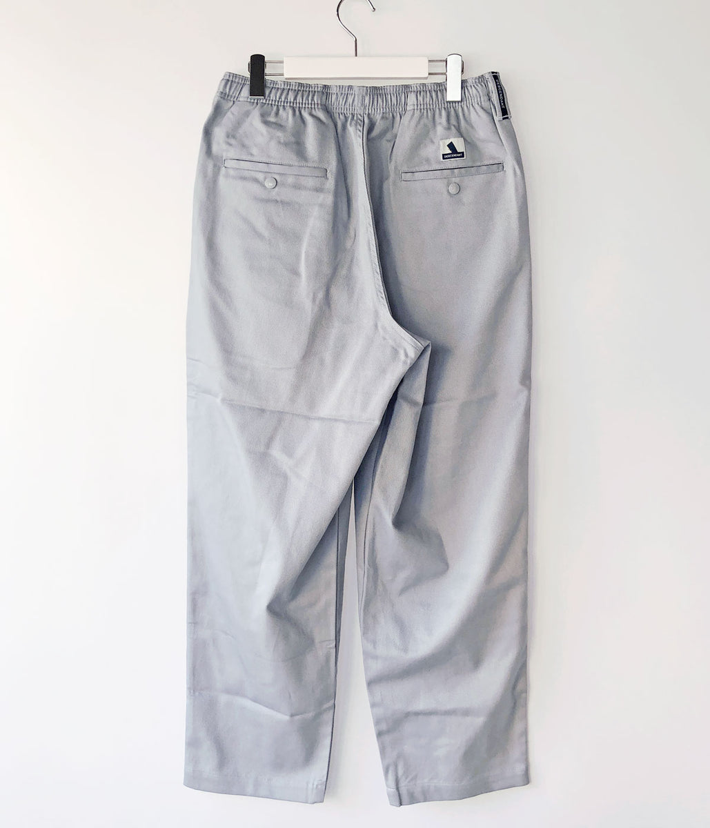 DESCENDANT/SHORE TWILL BEACH TROUSERS (GRAY)