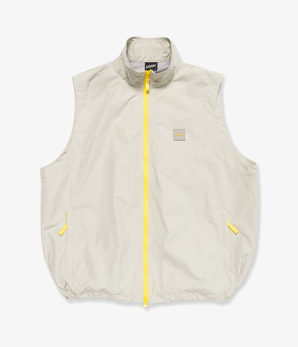 LQQK Studio/NYLON VEST (LIGHT GREY)