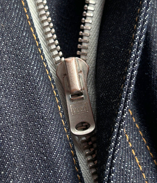 DIGAWEL/STRAIGHT DENIM PANTS (NAVY)