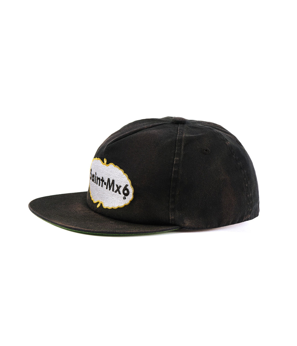 SAINT MICHAEL/5PANEL CAP/EAT ME/BLACK