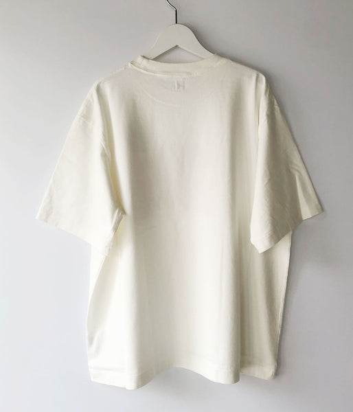 blurhms ROOTSTOCK/BRITPOP Print Tee WIDE (WHITExRED)
