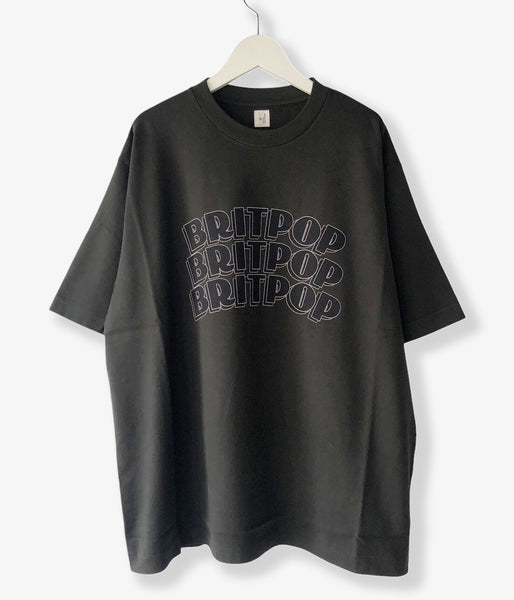 blurhms ROOTSTOCK/BRITPOP Print Tee WIDE (INKBLACKxBLACK)