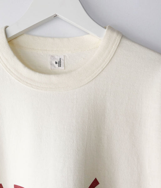 blurhms ROOTSTOCK/ARMÉE 88/12 Print Tee WIDE (IVORYxTRICOLOR)