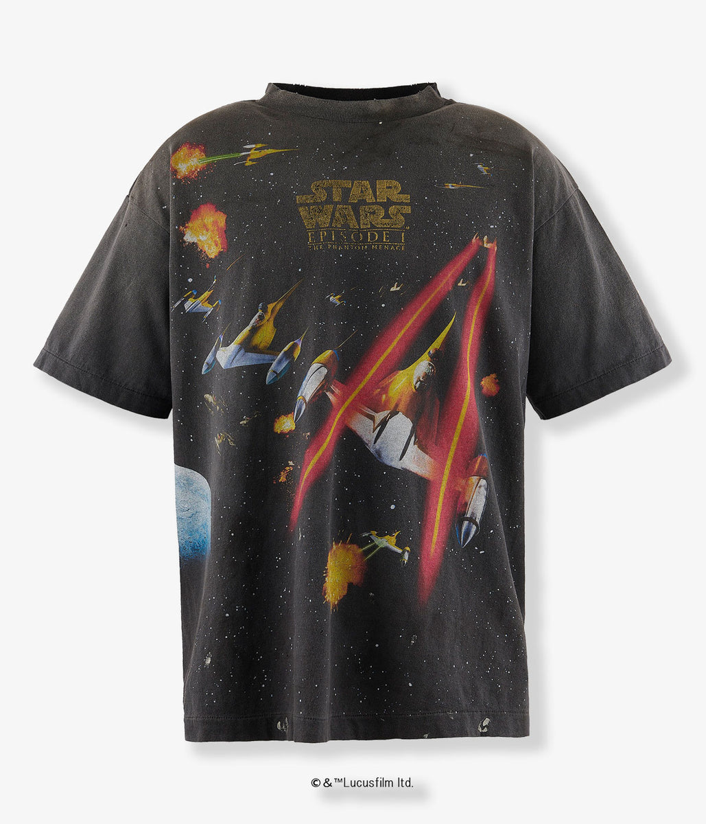 トップス SAINT MICHAEL SW_SS TEE / STARWARS SAINT MICHAEL/SW_SS TEE /STARWARS/BLACK