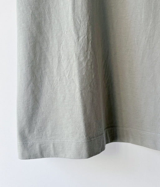 MHL./FADED PRINTED COTTON JERSEY (MID GREY)