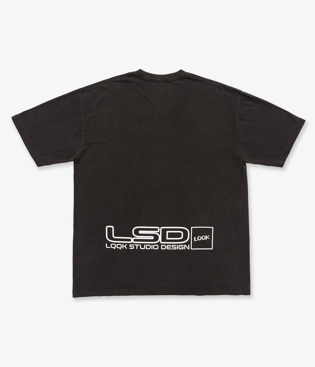 LQQK Studio/LSD TEE (WASH BLACK)