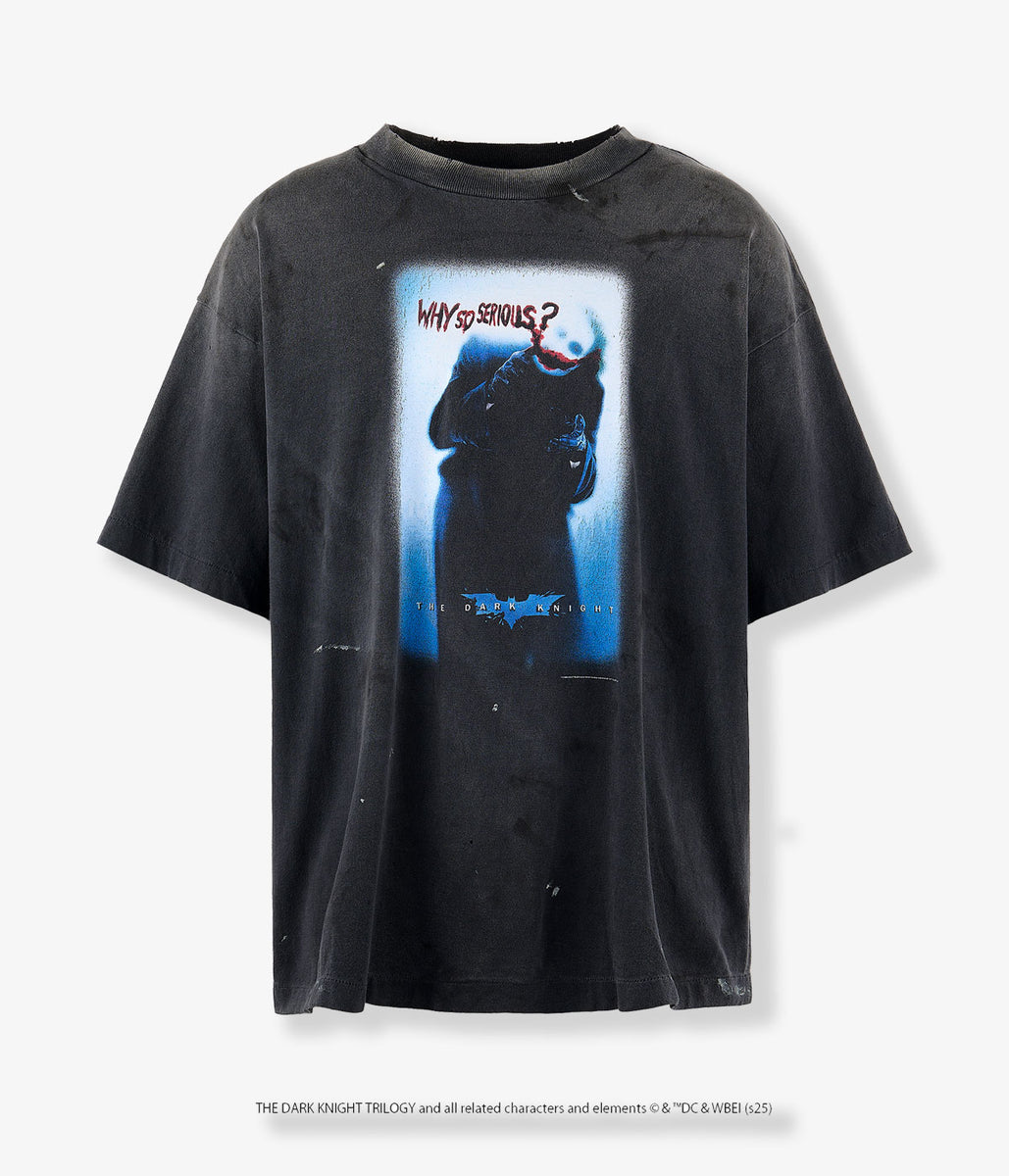 SAINT MICHAEL/BTM_SS TEE /LIP/BLACK