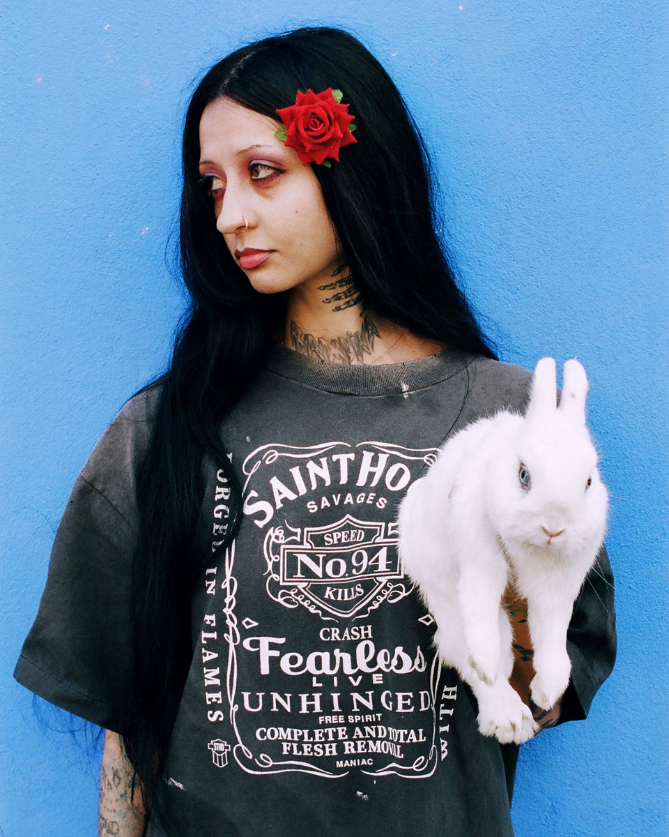 SAINT MICHAEL/STHD . SS TEE FEARLESS