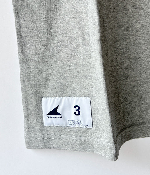 DESCENDANT/GENNAKER ORGANIC COTTON TANK TOP (GRAY)