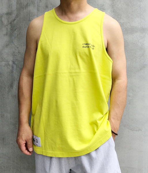DESCENDANT/GENNAKER ORGANIC COTTON TANK TOP (YELLOW)